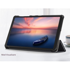 Husa Smart Cover pentru Tableta Samsung Galaxy Tab A7 Lite (SM-T220/T225) 8.7 neagra