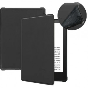 Husa Smart Cover tableta, pentru Kindle Paperwhite 5 2021 6.8 inch, neagra