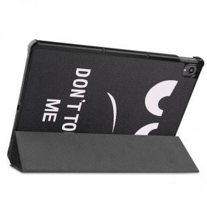 Husa smart cover tableta, pentru Lenovo Tab P11 Plus 11 inch J616/J607 cu model fata. alb negru