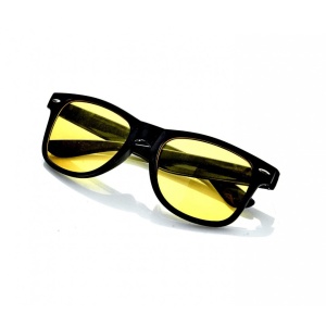 Ochelari auto, pentru condus pe timp de noapte, design retro, Negri