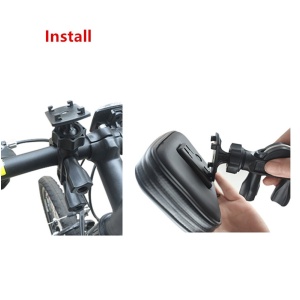 Suport de telefon pentru Bicicleta, protectie la intemperii si praf, maxim 5.5"