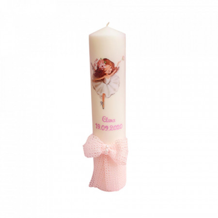 Lumânare botez Balerina 2