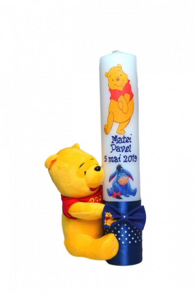 Lumânare botez Winnie the Pooh și prietenii