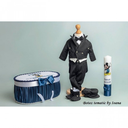Trusou botez complet Mickey Mouse bleumarin 2