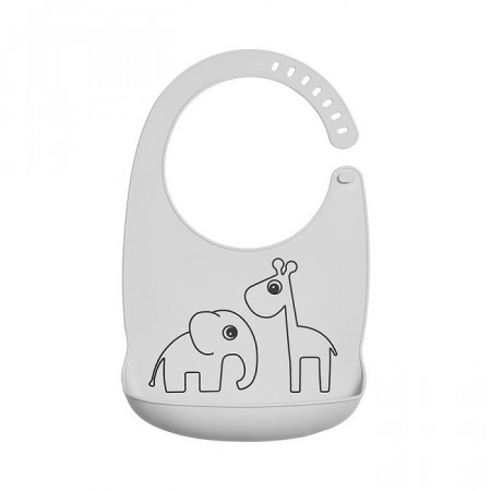 Bavețică gri din silicon- Done by Deer