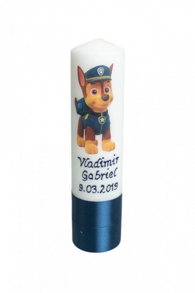 Lumânare botez patrula cățelușilor