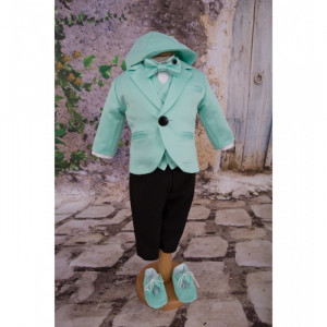 Trusou botez complet Îngeraș turcoaz