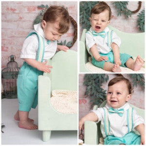 Costum Botez Tudor Verde Menta