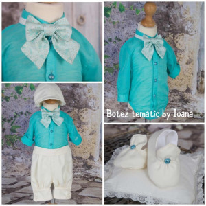 Costum Botez Turquoise