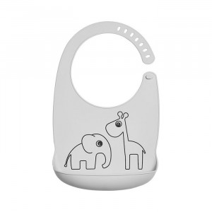 Bavețică gri din silicon- Done by Deer