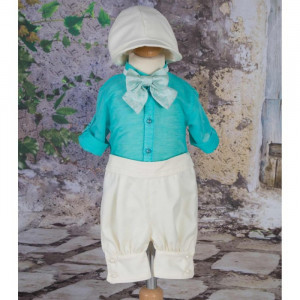 Costum Botez Turquoise