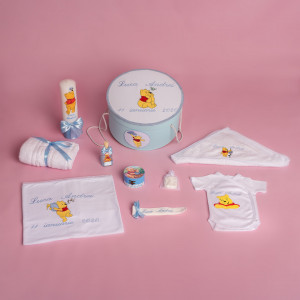 Trusou botez Winnie the Pooh bleu
