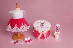 TRUSOU COMPLET MINNIE MOUSE FUCHSIA