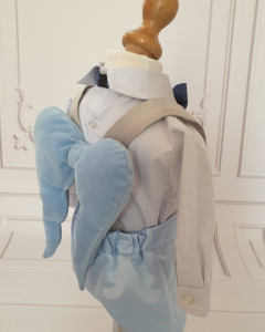 Costum Botez Baietei cu aripi de îngeras Exupery