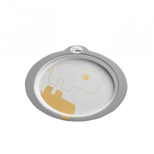 SET DE MASĂ 4 PIESE CONTUR GREY/GOLD