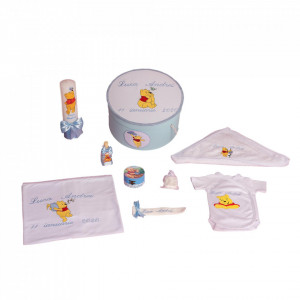 Trusou botez Winnie the Pooh bleu