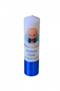 Lumânare botez Baby Boss 1