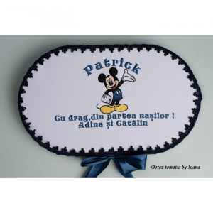 Trusou botez complet Mickey Mouse bleumarin 2