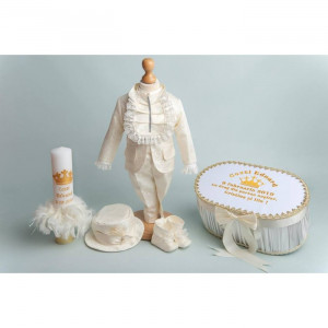 Trusou botez complet Micul Prinț ivory