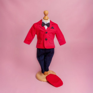 Costum Botez Matei Rosu