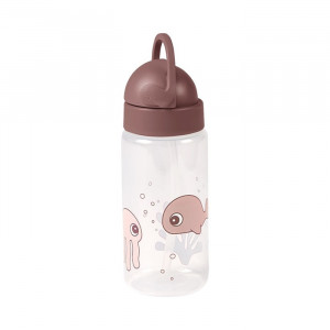 Sticlă pentru apă 350 ml roz Sea - Done by Deer