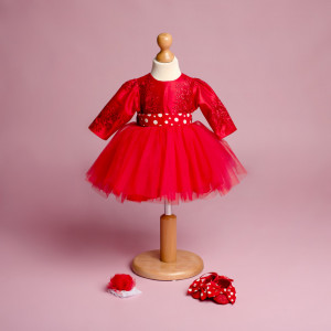 TRUSOU BOTEZ FETITE PERSONALIZAT CU MINNIE MOUSE