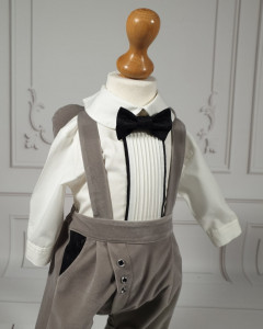 Costum Botez Baieti cu aripi de îngeras Charles