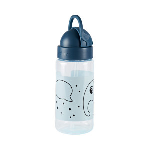 Sticlă pentru apă 330 ml- albastră Done by Deer
