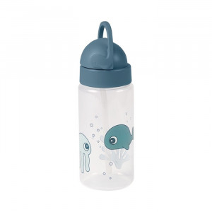Sticlă pentru apă 350 ml albastră Sea - Done by Deer