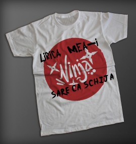 TRICOU "Lirica mea-i ninja"