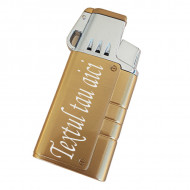 Bricheta metalica antivant personalizata text sau logo g4