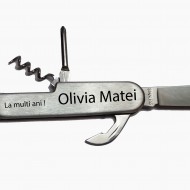 Briceag metalic 5 functii personalizat cu textul tau