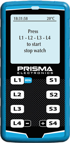 Multi driver stopwatch for motorsport