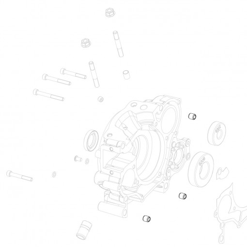Crankcase dowel 10x10,5x6,5