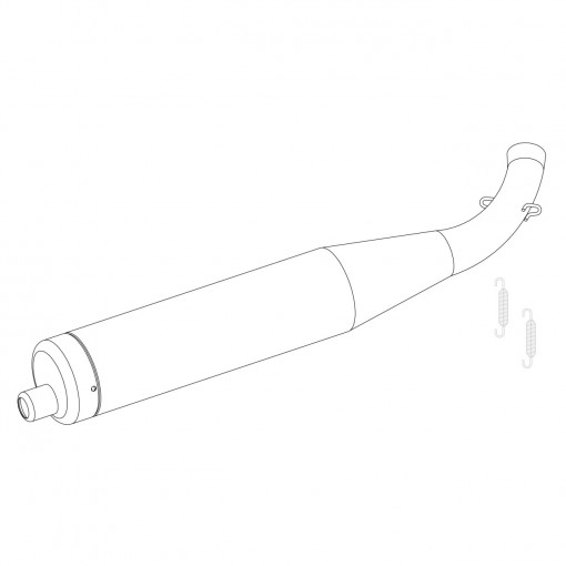 Mini Rok engine exhaust