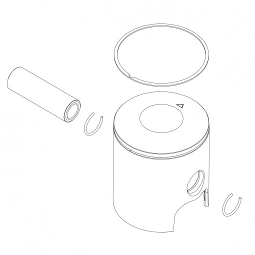Compl. Piston 54,15 GP-S.Rok
