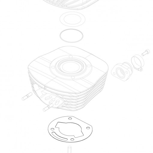 Mini Rok cylinder basis gasket 0,4