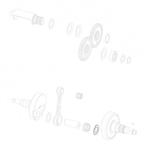 Silver-plated shim d.20,1