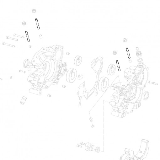 Cylinder studbolt M8x55