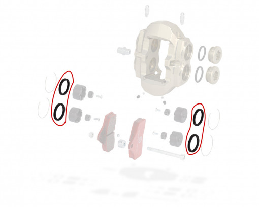 KZ BSS front caliper's lining