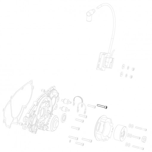 Hexagonal nut M6x1