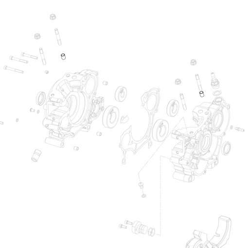 Crankcase/cylinder dowel 10x13x8,5