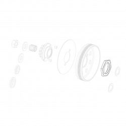 Fixing sprocket nut GP-Rok Jr