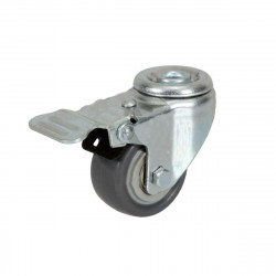 Small swivel wheel with stop
