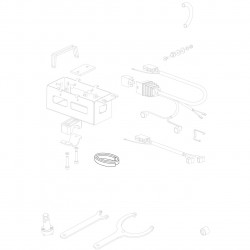 Sponge of battery's locking