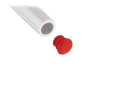 Pedal plug Ø 12 mm Red
