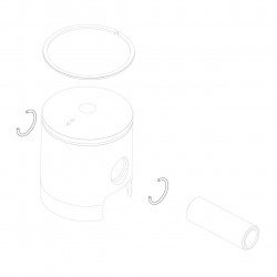 Piston circlip d.12