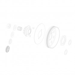 Washer 18,2x10,2x2.3 for the clutch housing with Z11 plate - sprocket Z11