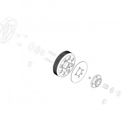 Complete clutch housing w/sprocket z12