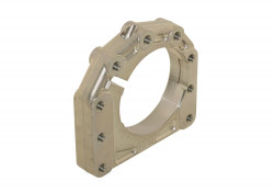Axle's forged AL concentric support Ø 40 - 50 mm 3 position - left